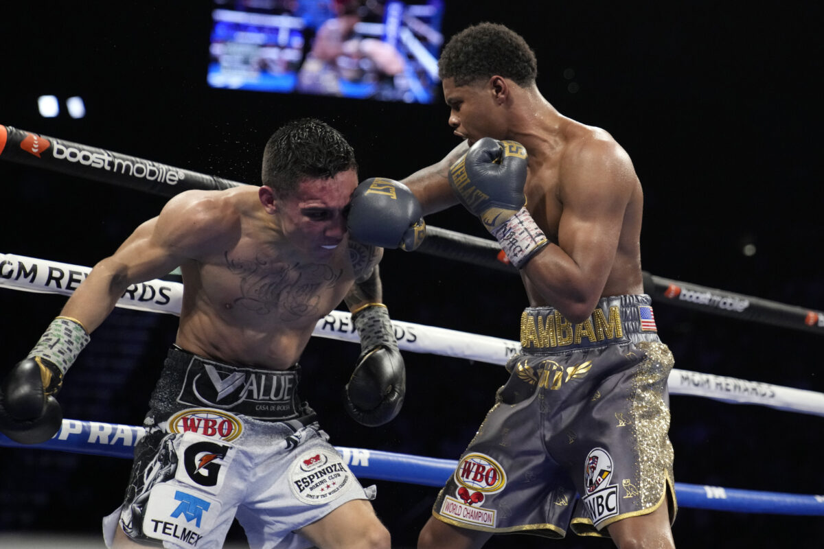 Shakur Stevenson gives clinic in one-sided decision over Oscar Valdez