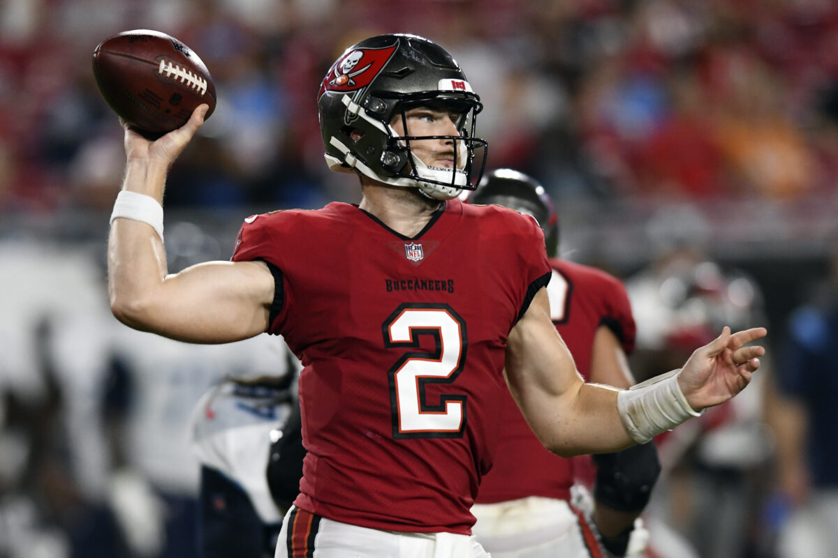 Kyle Trask unlikely to compete for Bucs’ backup QB job in 2022