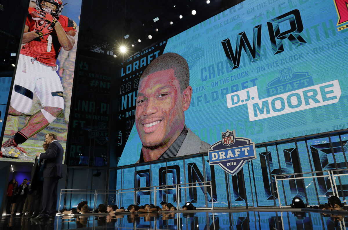 Would Panthers stick with DJ Moore in 2018 re-draft?