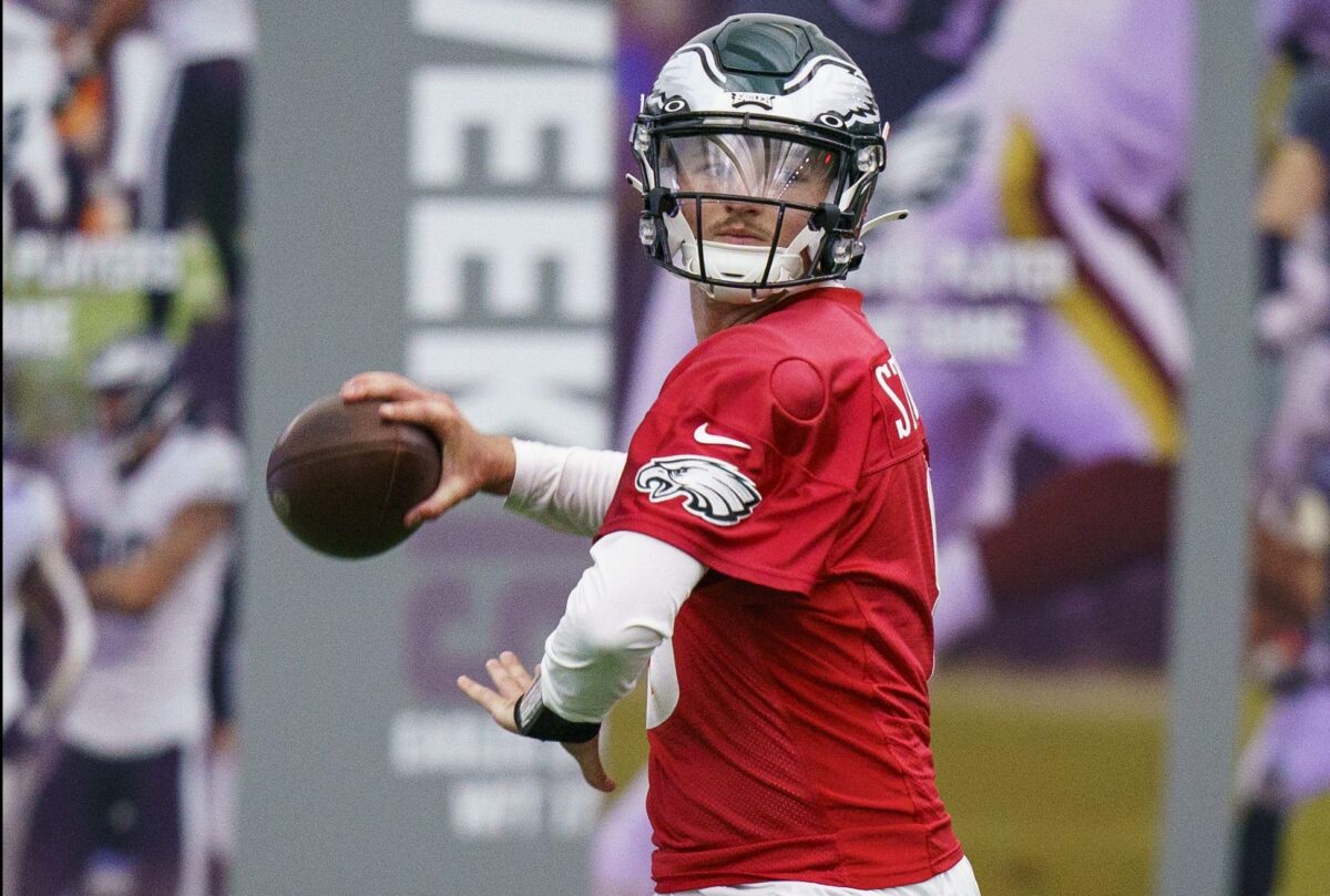 NFLPA Rookie Premiere provides first look at Eagles’ QB Carson Strong