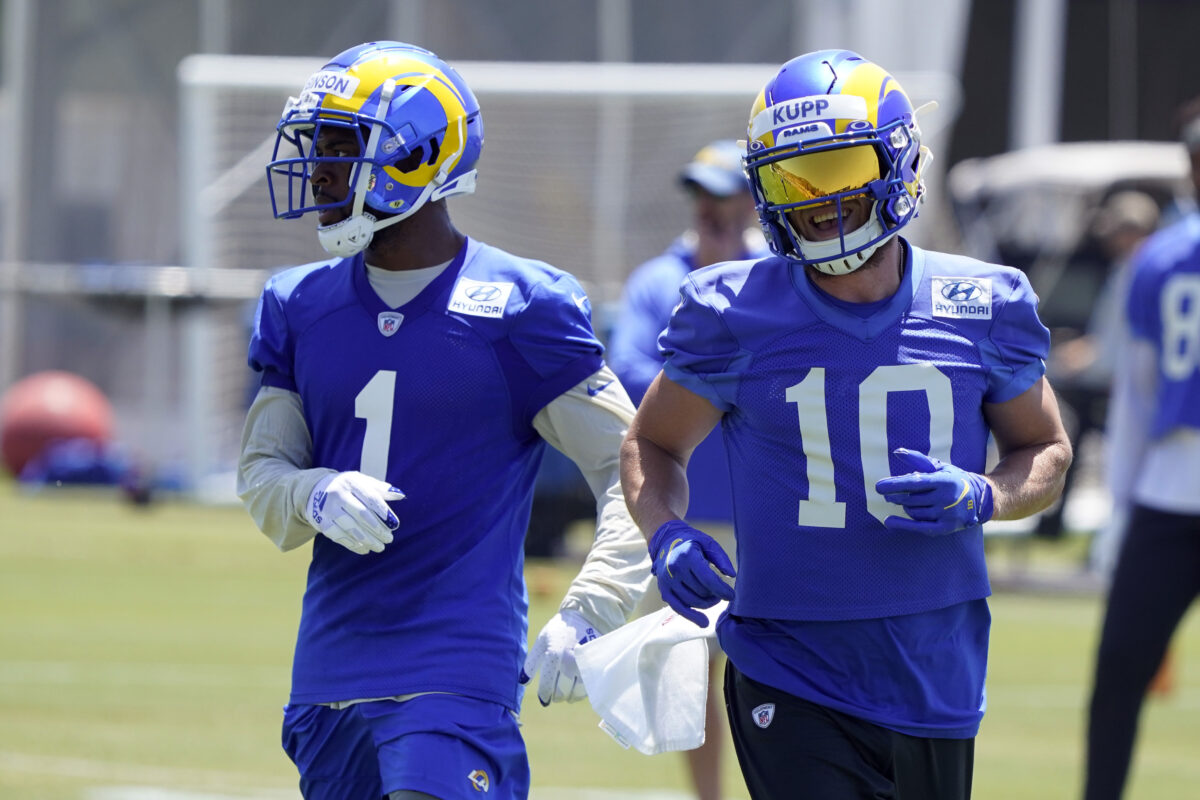 Check out photos from Rams’ first day of 2022 OTAs