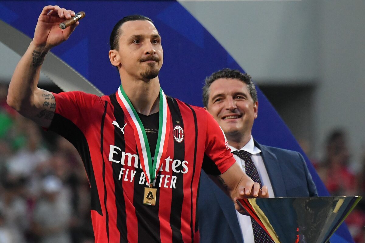 Zlatan Ibrahimovic celebrated AC Milan’s Serie A title as only he can