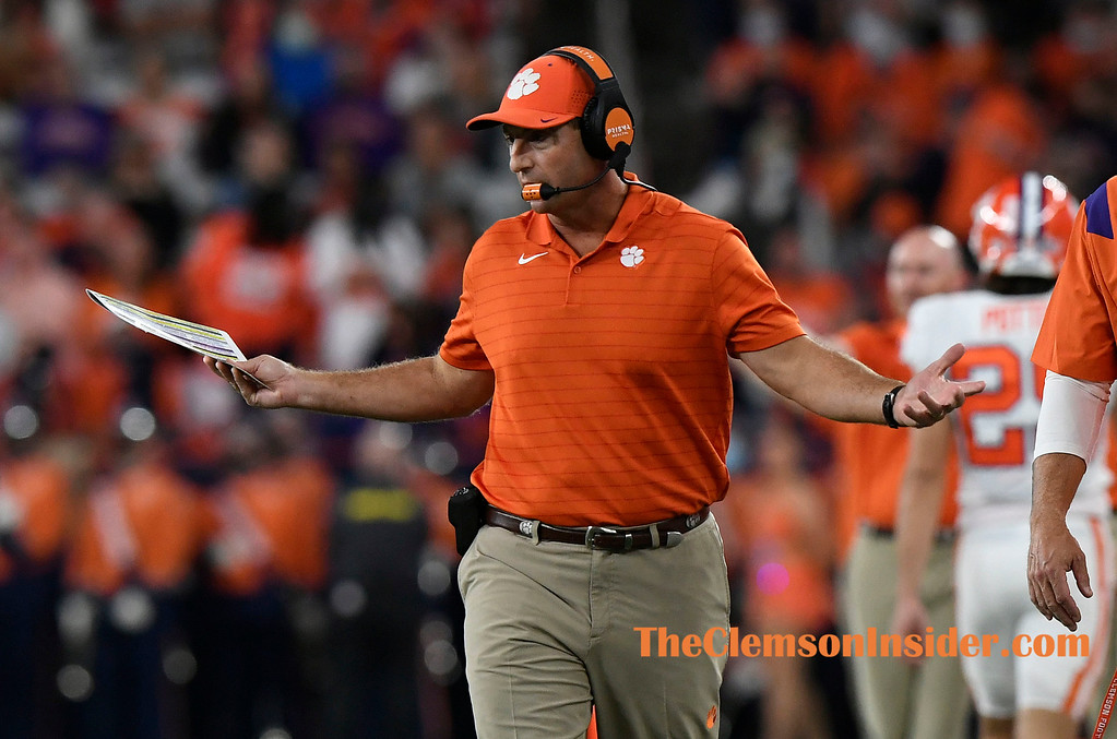 National writer disagrees with Swinney dropping in this Power 5 coaches ranking