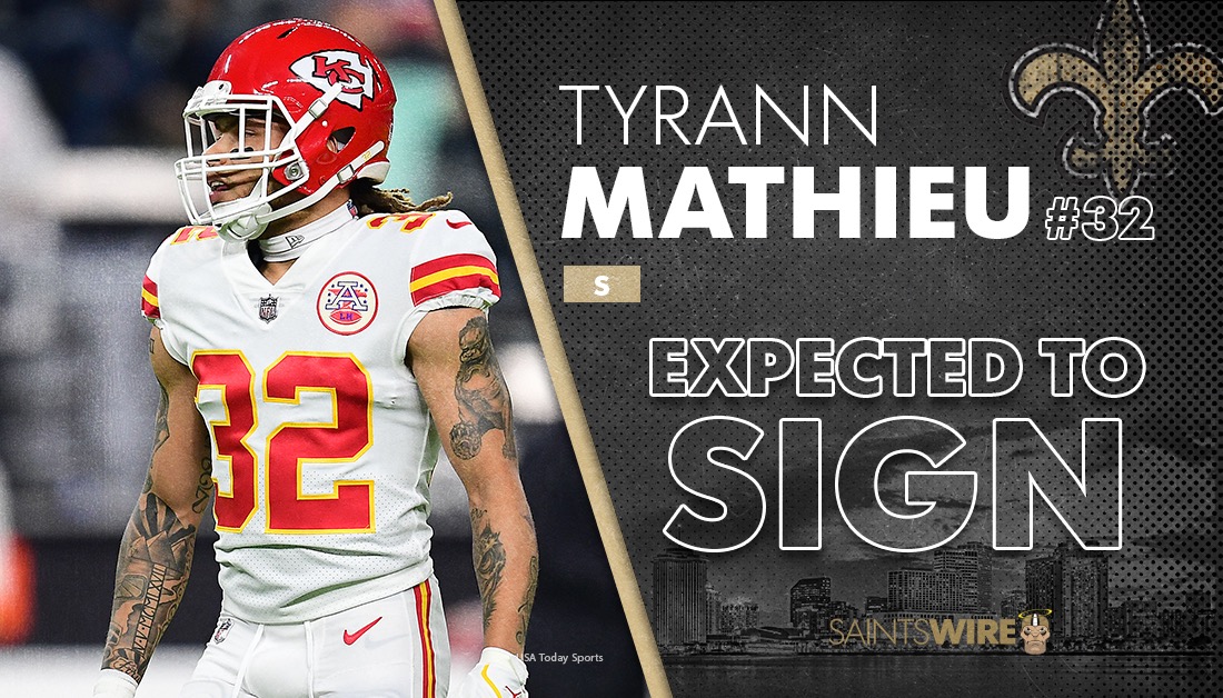 Tyrann Mathieu to continue next chapter of NFL career with hometown Saints