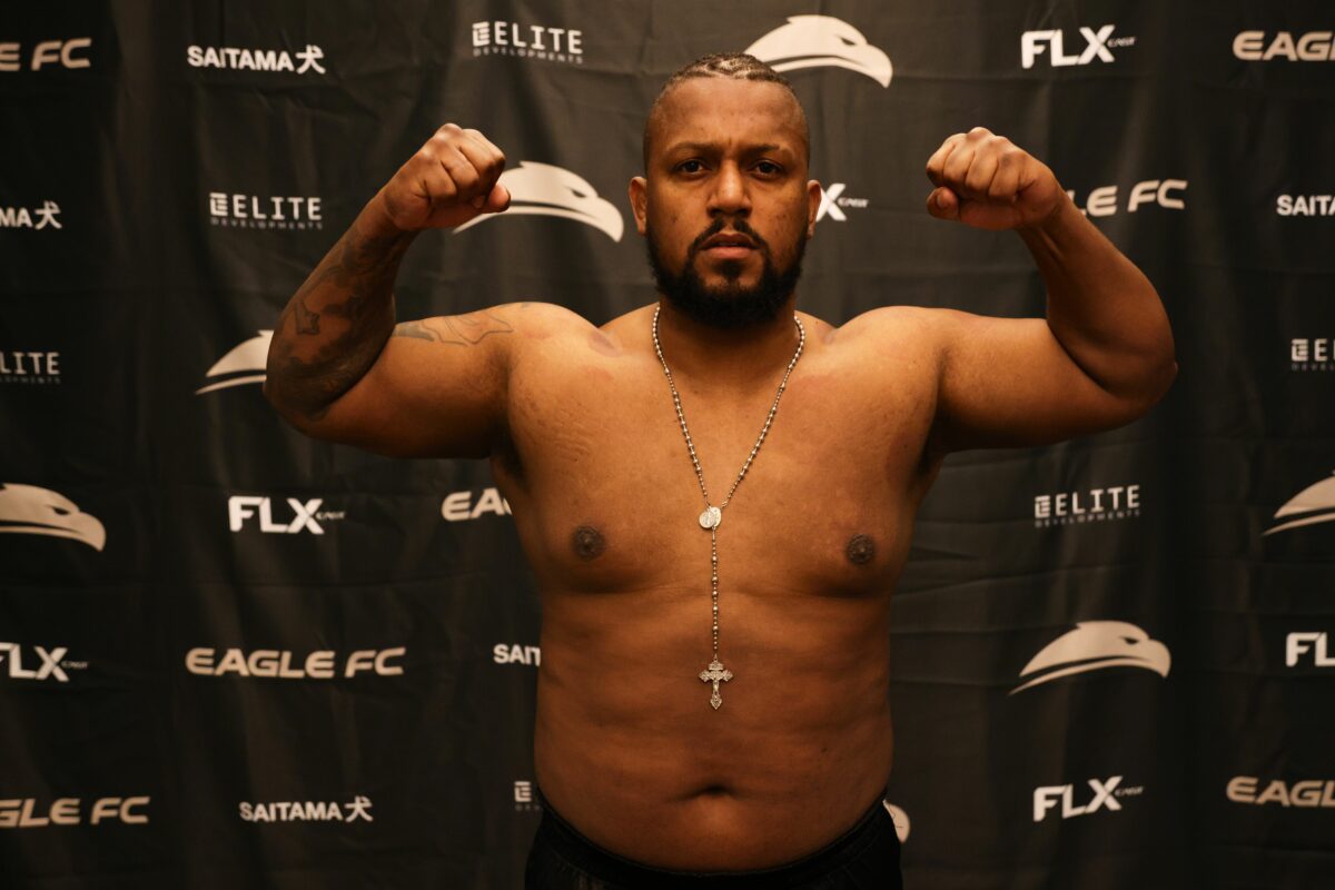 Eagle FC 47 weigh-in results: Yorgan De Castro nears heavyweight limit vs. Junior Dos Santos