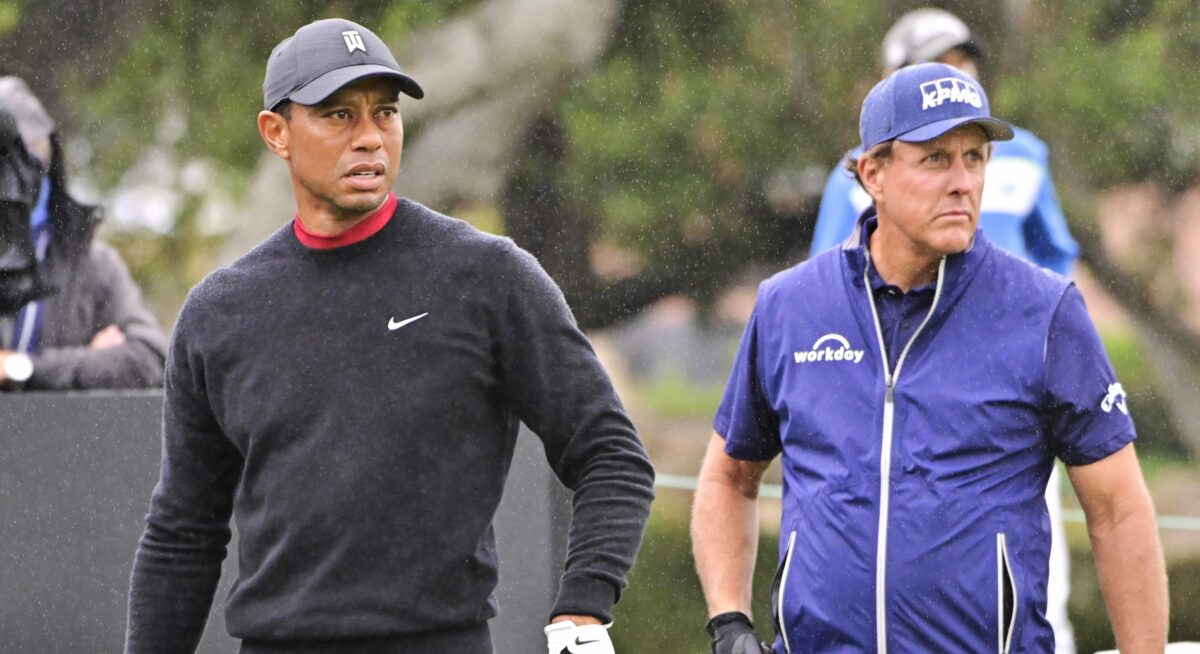 Tiger Woods, Phil Mickelson listed in the field for next week’s PGA Championship at Southern Hills