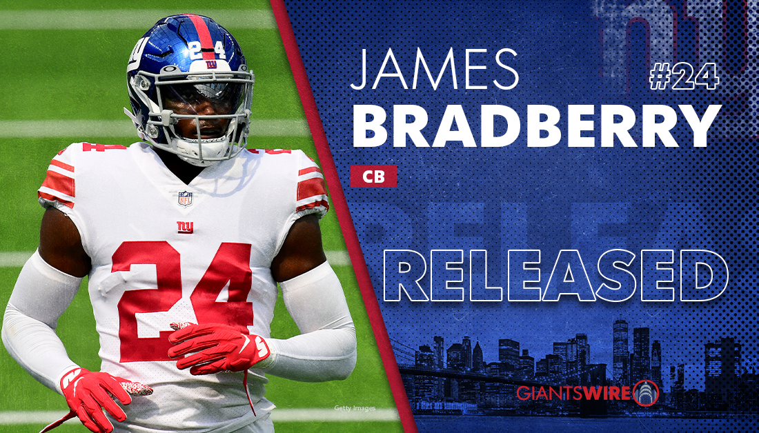 Giants to release CB James Bradberry in cost-cutting measure