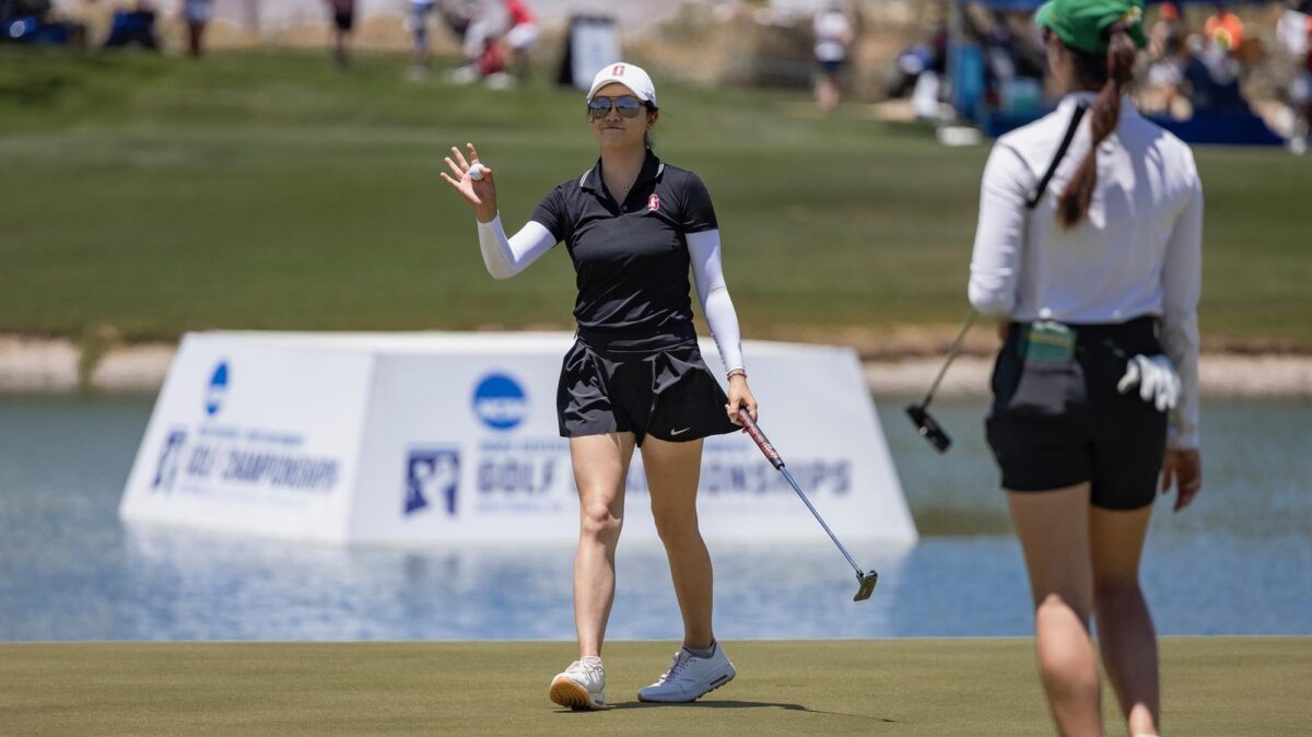 No. 1 for a reason: Stanford freshman phenom Rose Zhang holds on to win individual title wire-to-wire at 2022 NCAA Championship