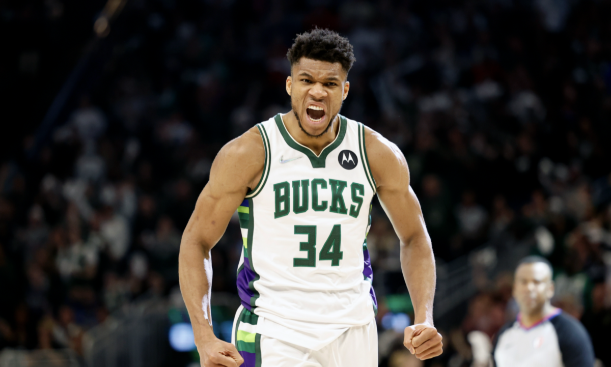 Giannis Antetokounmpo broke out the shimmy as the Bucks danced all over the Celtics