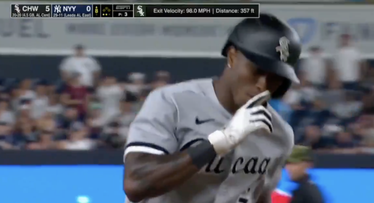 Tim Anderson responds to boos from Yankees fans with three-run HR, says they should shut the [expletive] up