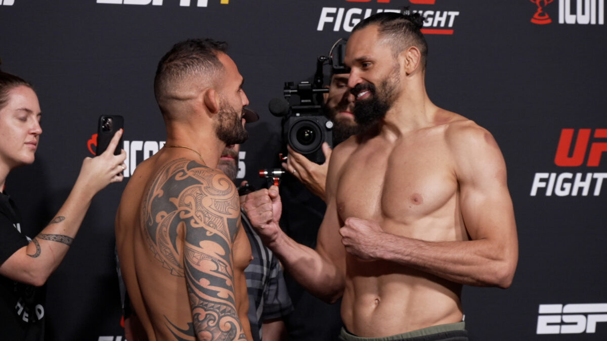 UFC Fight Night 206 weigh-in video highlights, faceoffs and photo gallery