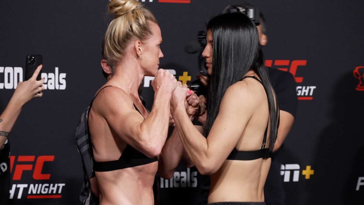 UFC Fight Night 206 video: Holly Holm, Ketlen Vieira resist breaking off staredown