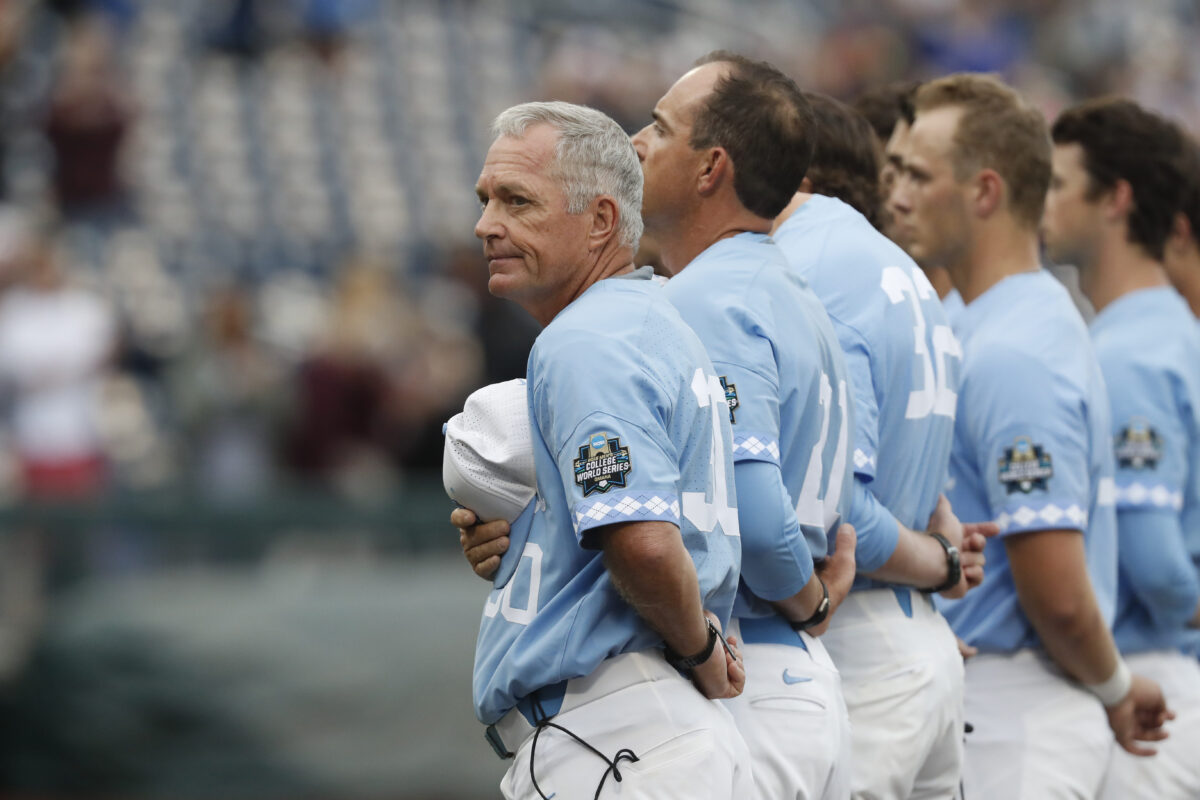 UNC baseball retires Mike Fox’s number in season finale series