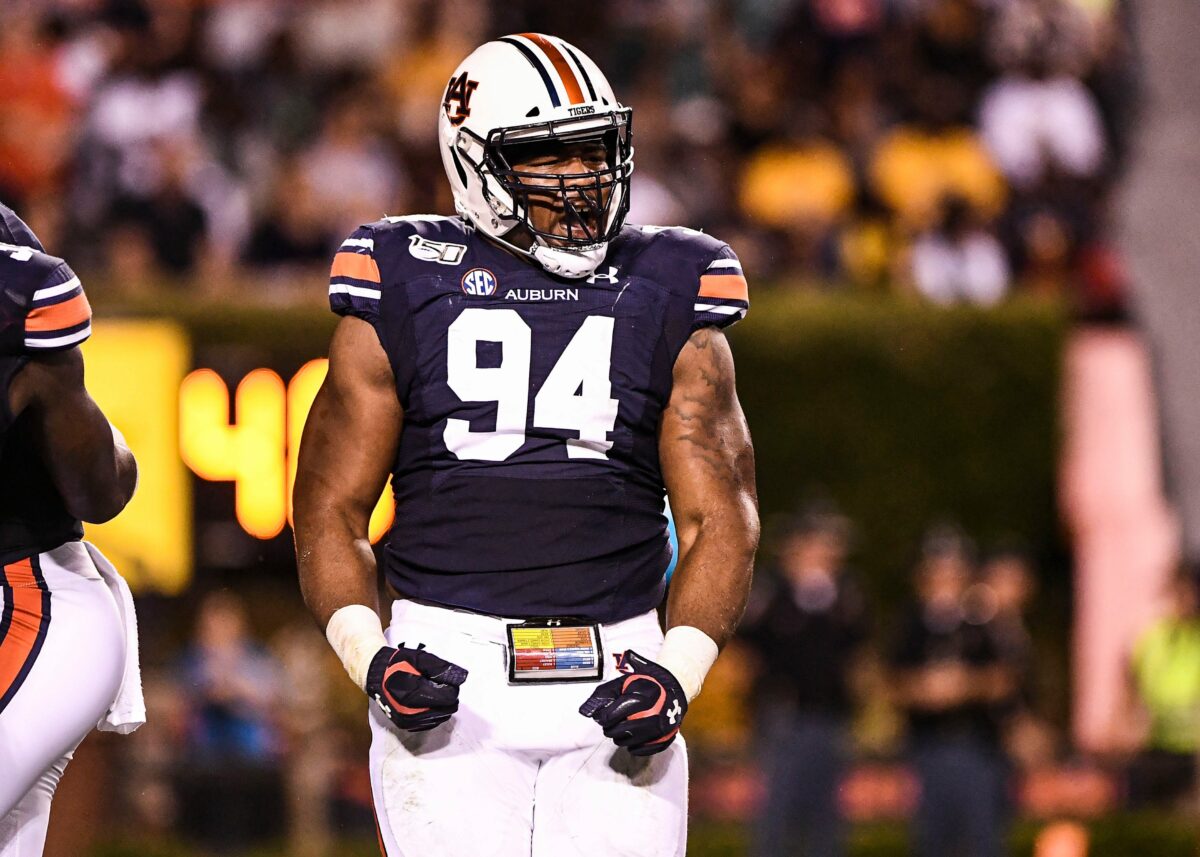 Former Auburn defensive lineman signed by Giants as a undrafted free agent