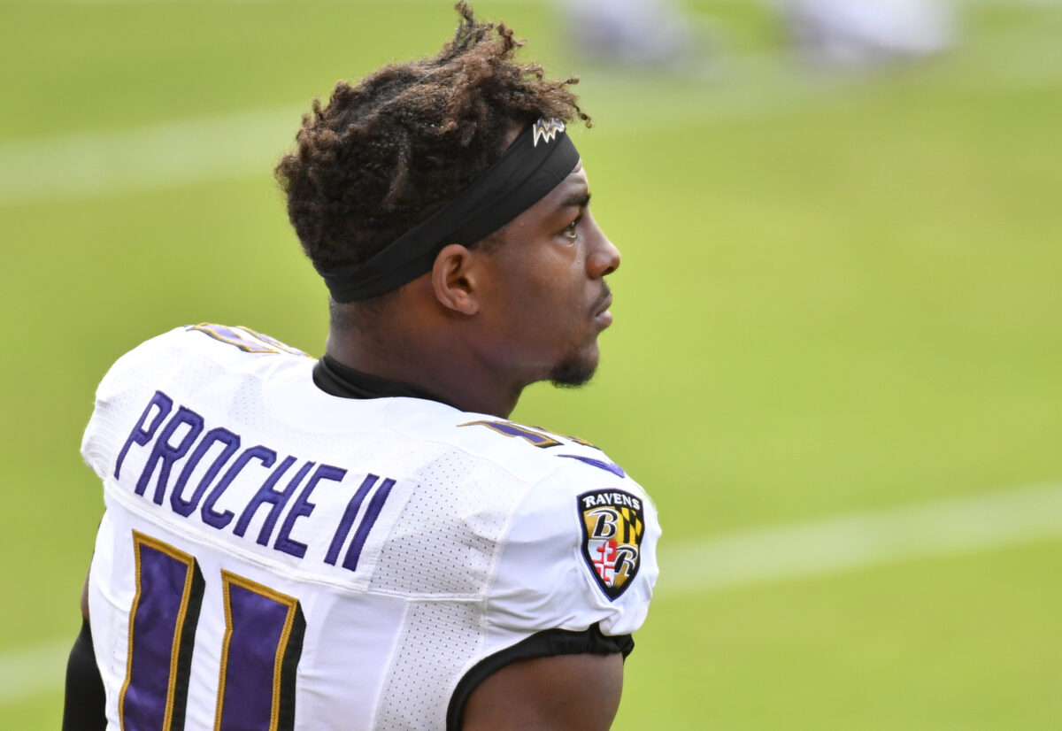 Ravens WR James Proche II signals jersey number change with post on Instagram
