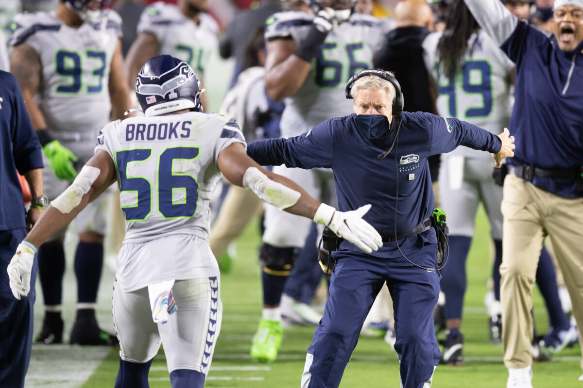 Seahawks coach Pete Carroll: Jordyn Brooks is new defensive playcaller