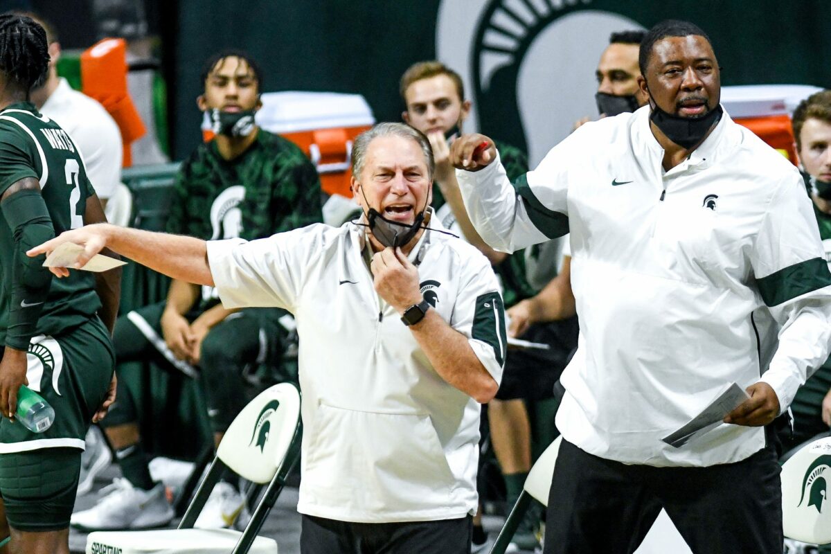 WATCH: Tom Izzo discusses process to replace Michigan State basketball assistant coach Dwayne Stephens