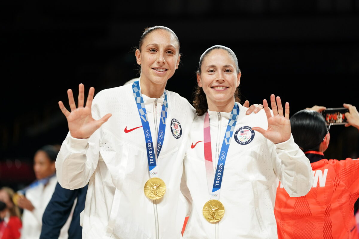 Diana Taurasi and Sue Bird had the best soundbite as the two debated over a call