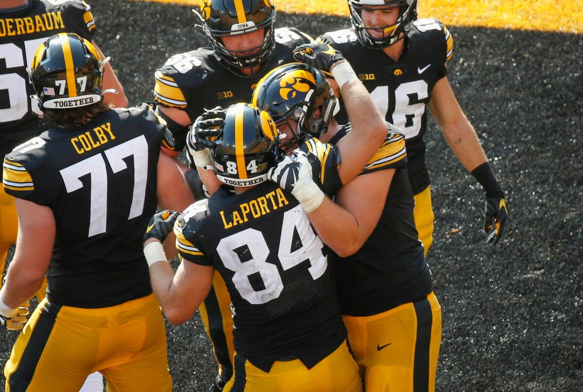 Iowa’s Sam LaPorta among TEs on Pro Football Focus’ 2023 NFL draft watch list