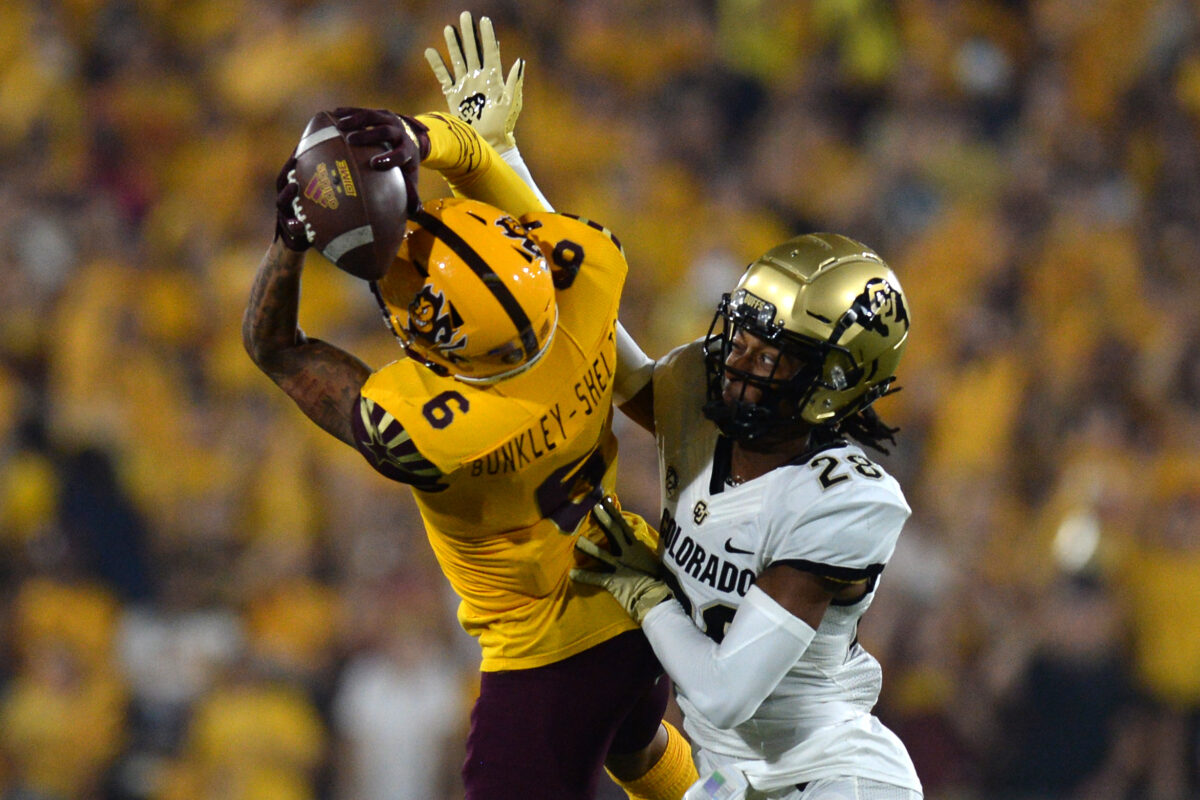 Oklahoma Sooners get transfer portal wide receiver LV Bunkley-Shelton from Arizona State