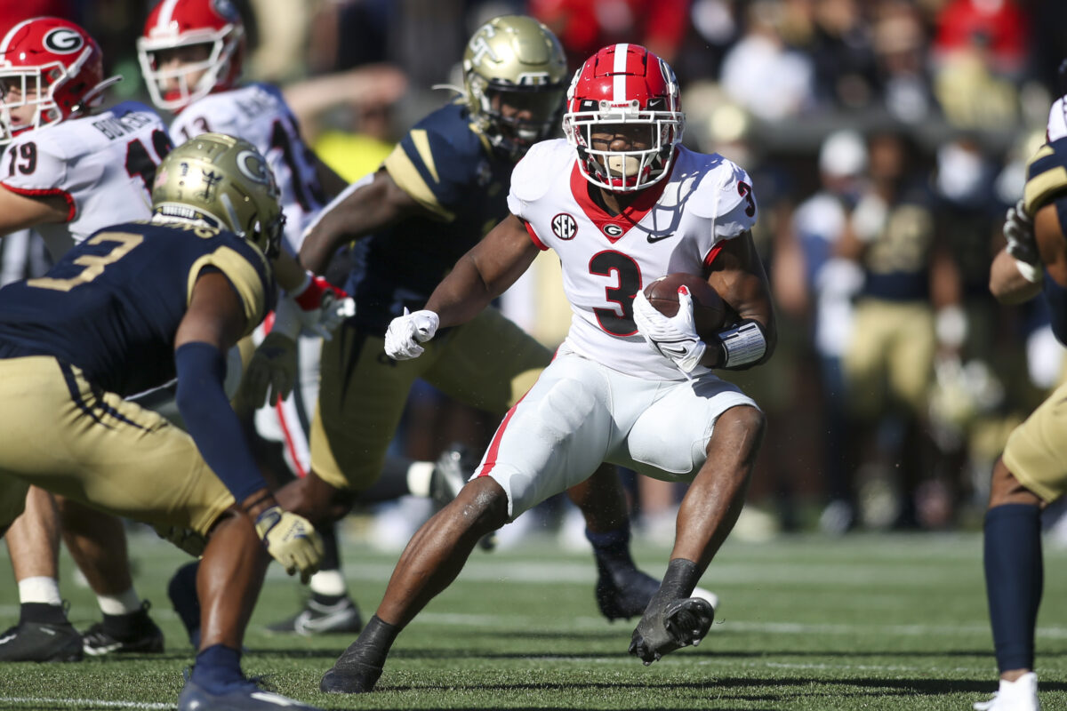 Georgia football in top 4 for UGA legacy, third-ranked RB