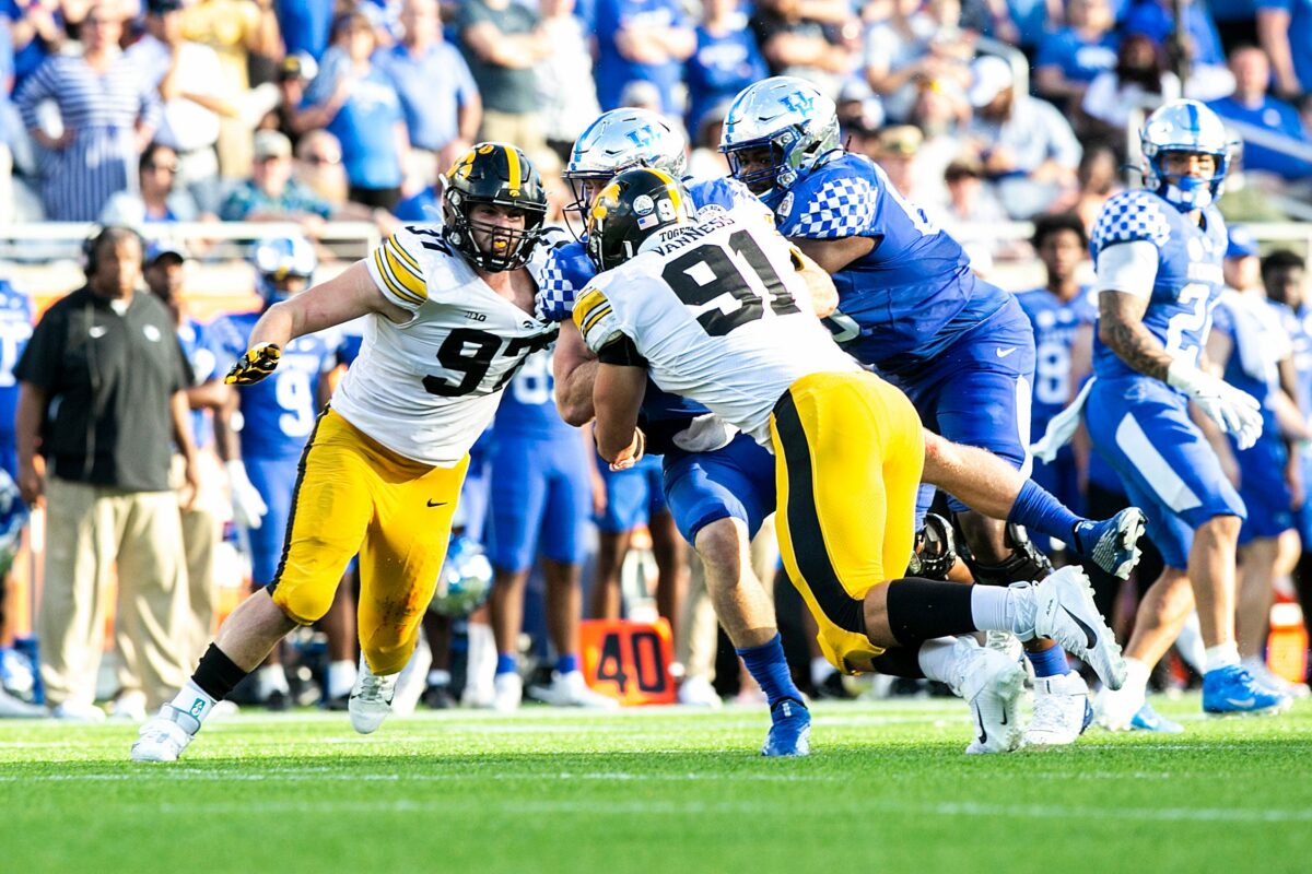 Iowa Hawkeyes Snapshot Profile: No. 91 Lukas Van Ness