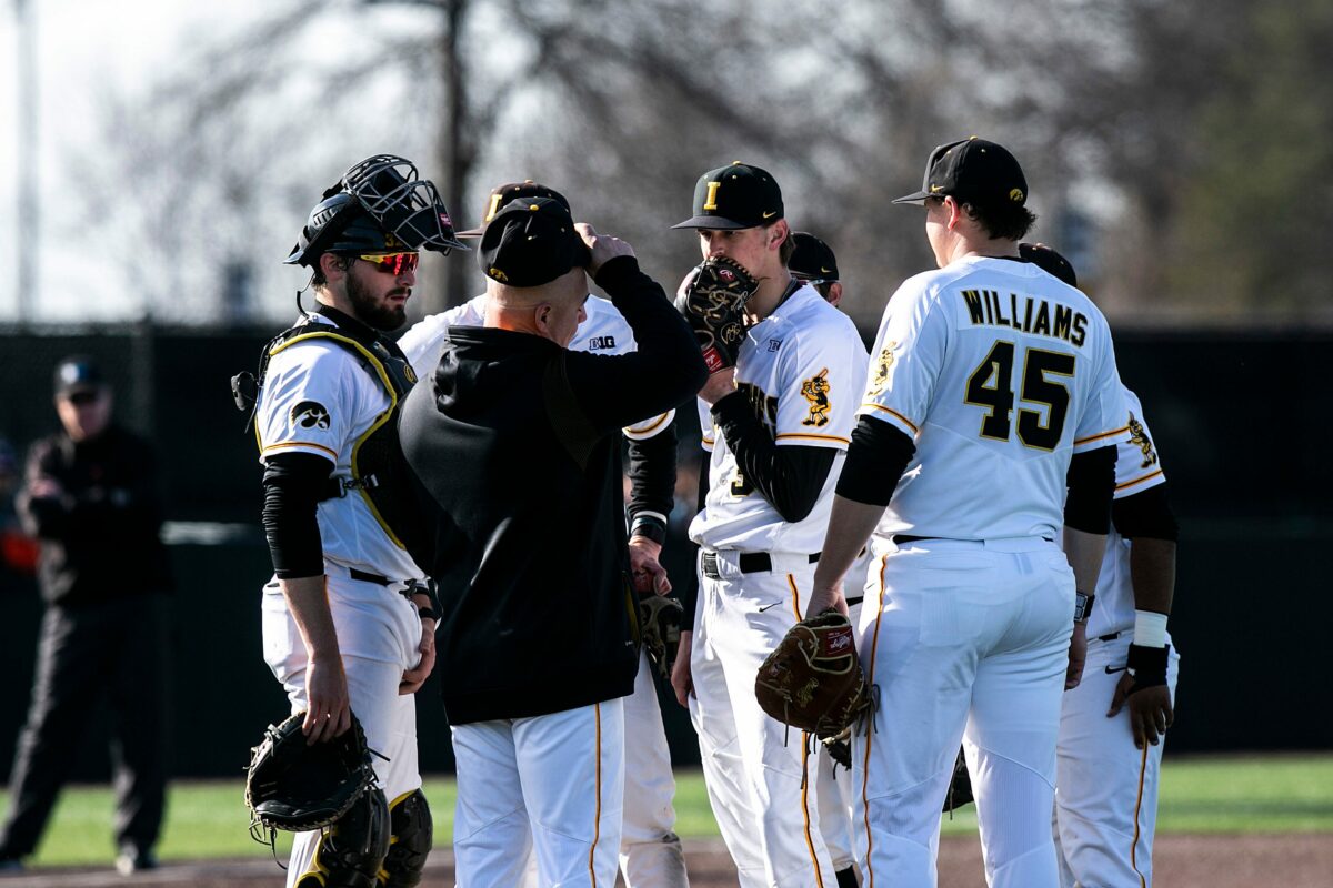Iowa baseball tumbles out of D1Baseball’s latest field of 64 projection