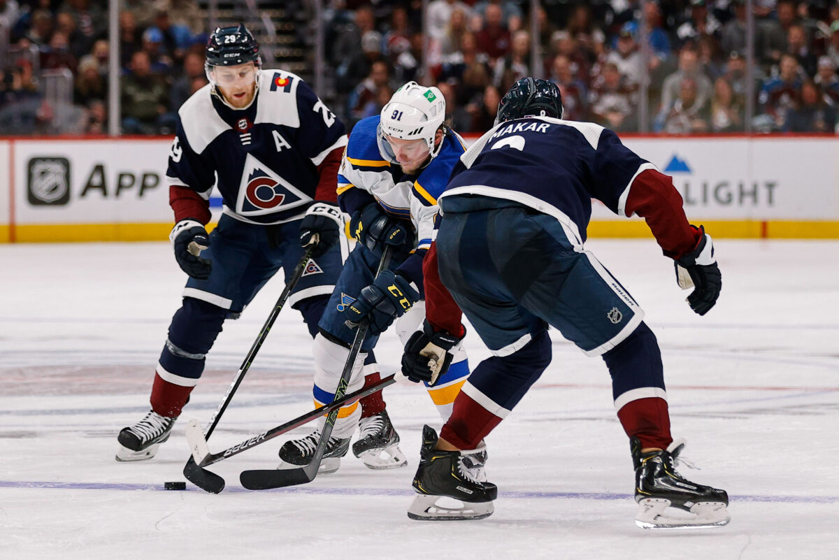 St. Louis Blues at Colorado Avalanche Game 1 odds, picks and predictions