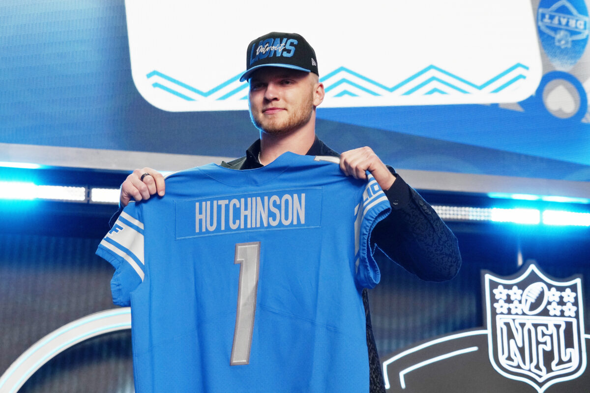 Lions sign No. 2 overall pick Aidan Hutchinson to rookie contract