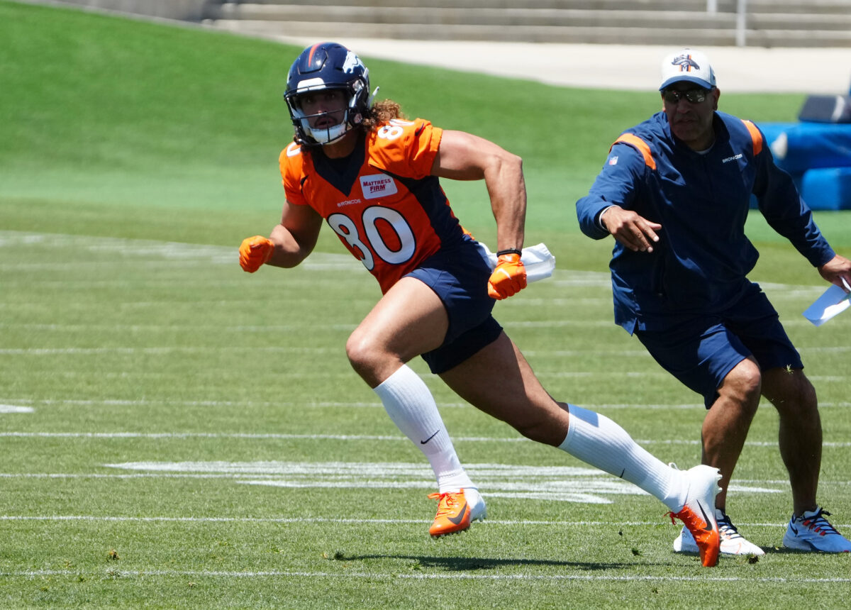 Rookie TE Greg Dulcich could be the missing piece in the Broncos’ offense