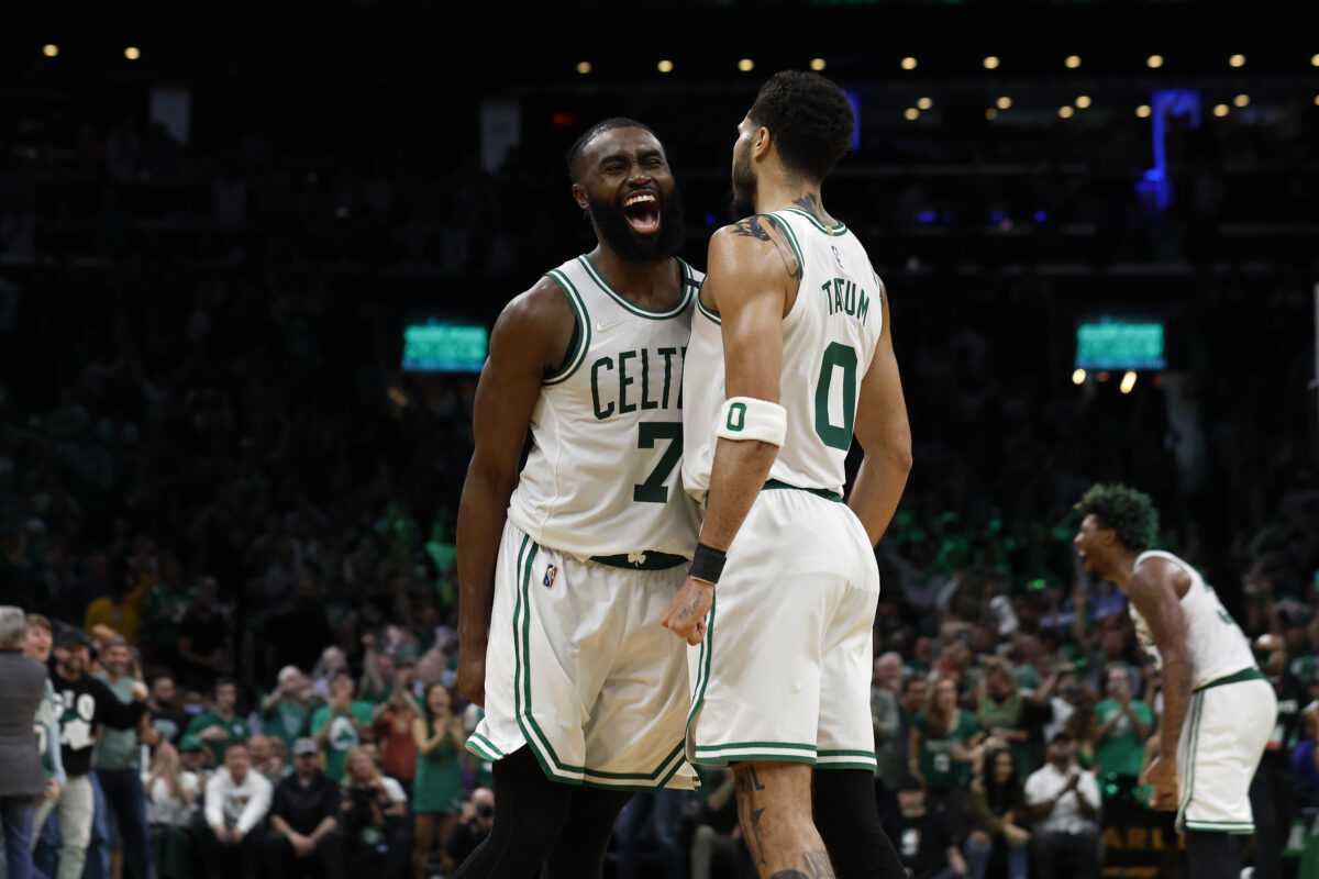 Jaylen Brown explains why the Miami Heat are such challenging opponents