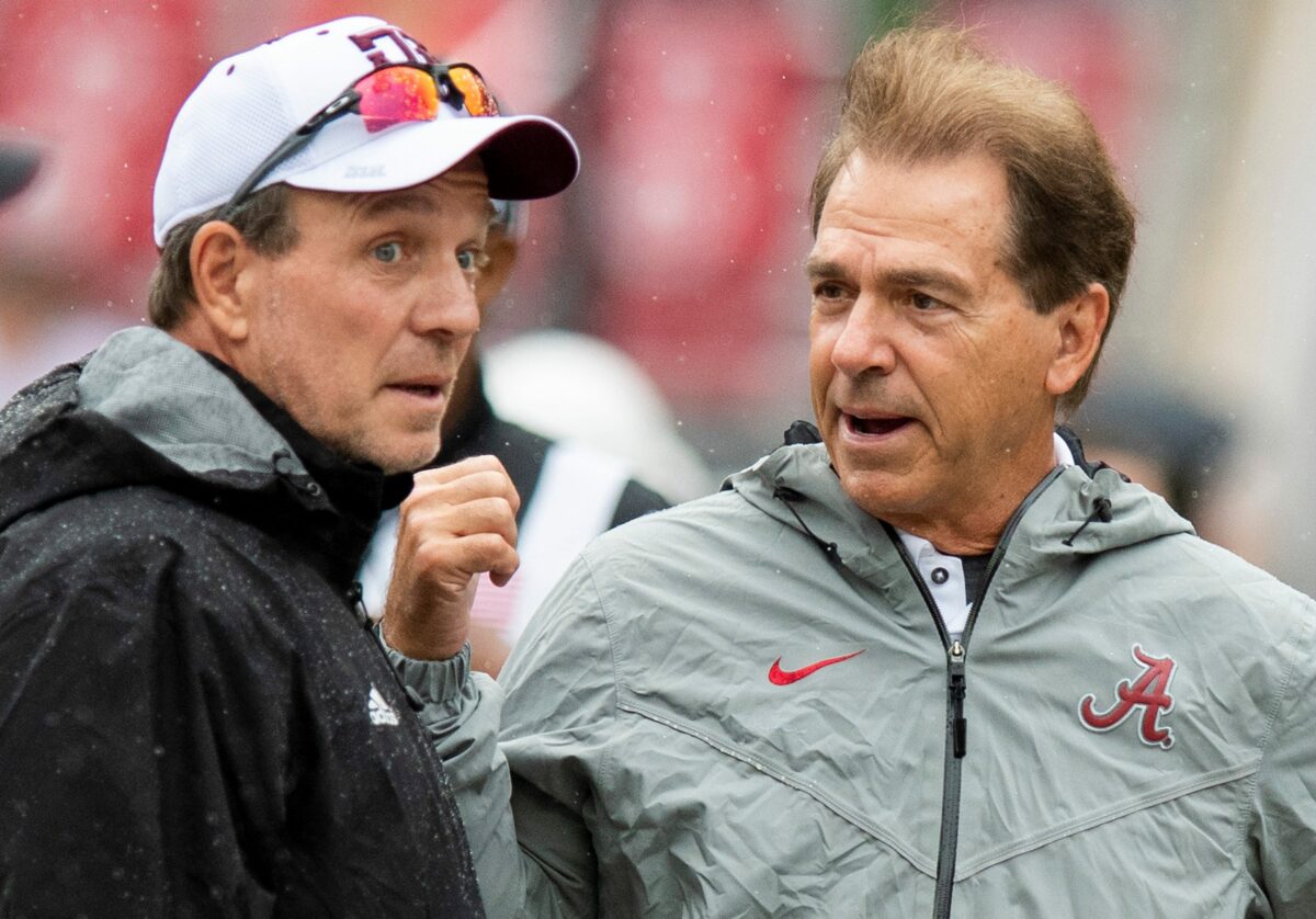 WATCH: Jimbo Fisher goes off on Nick Saban over NIL comments
