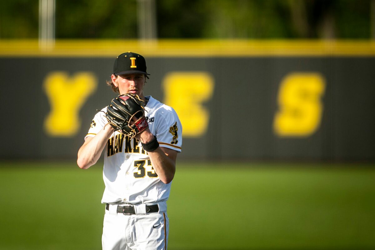 Iowa baseball’s Adam Mazur completes transformation, named Big Ten Pitcher of the Year