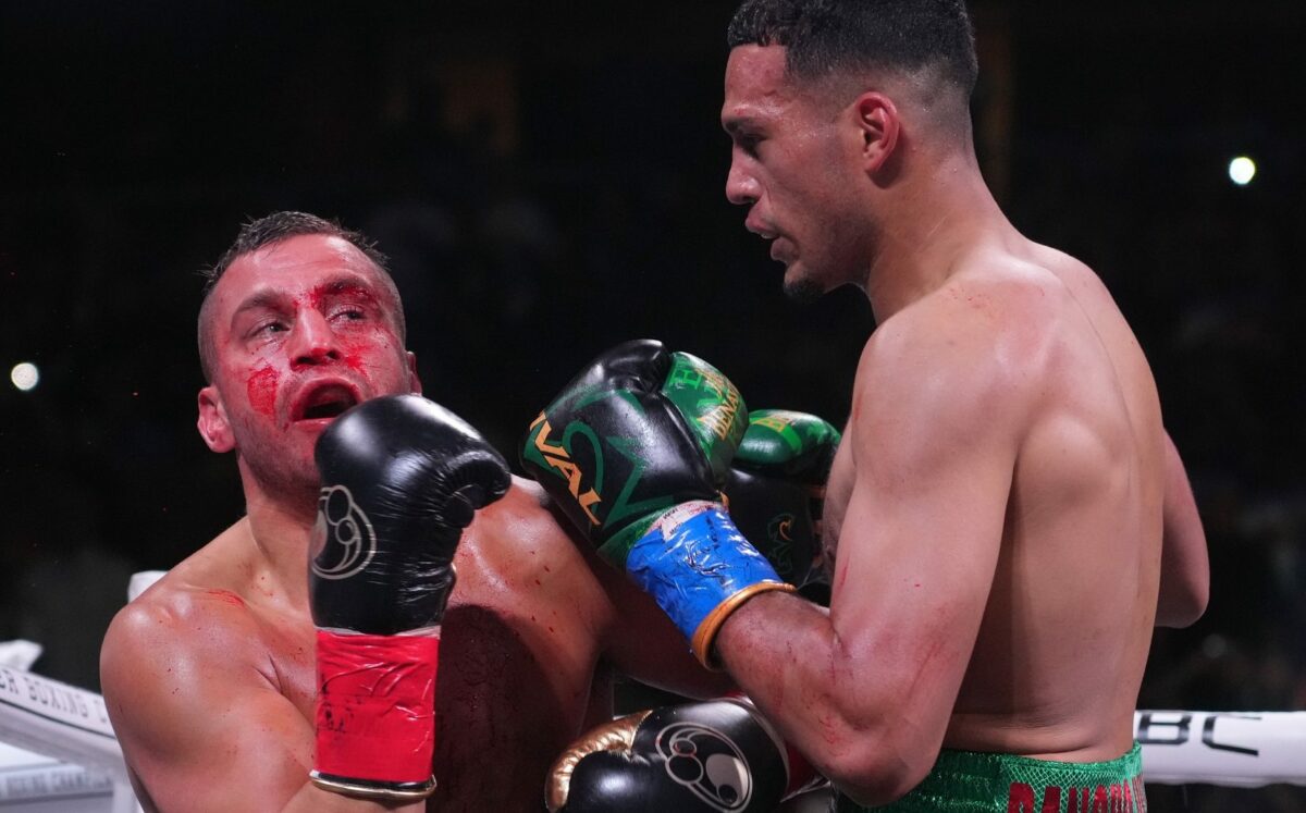 Photos: David Benavidez’s brutal third-round stoppage of David Lemieux