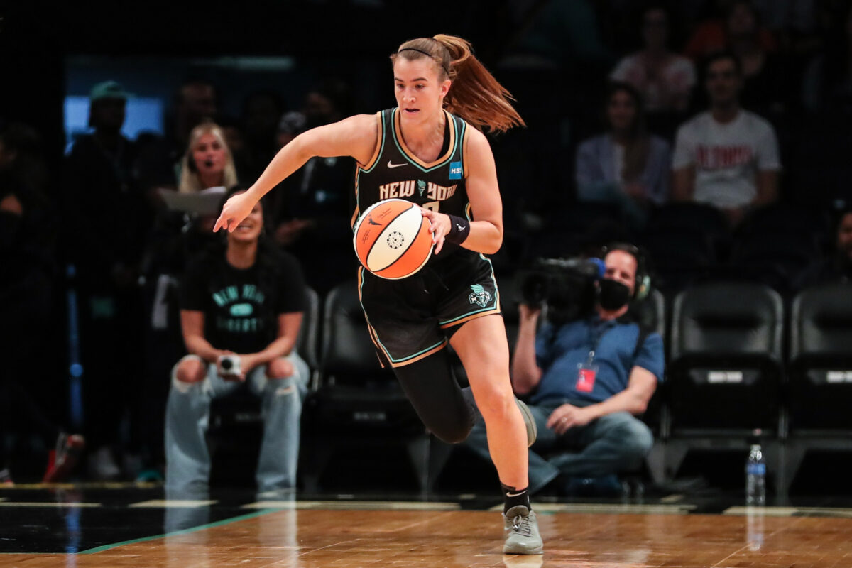 Sabrina Ionescu hits the 500-point mark in her WNBA career