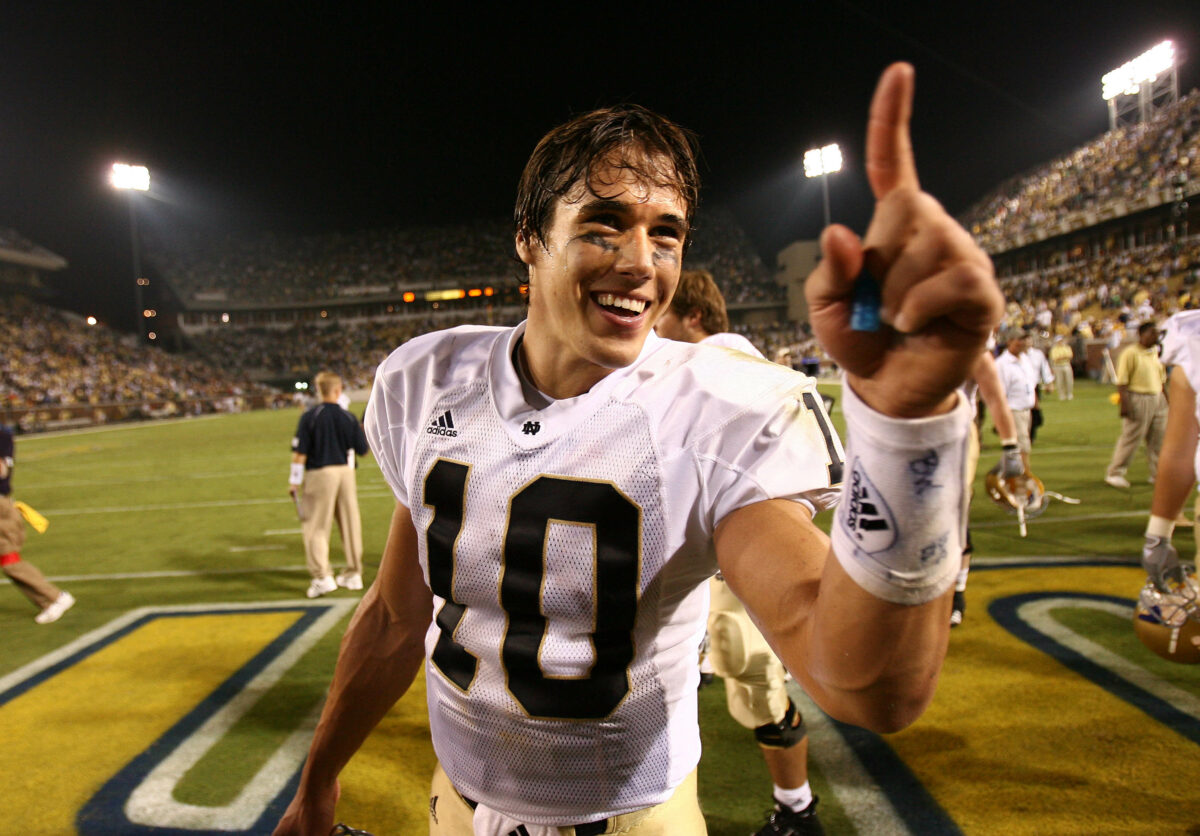 Notre Dame legends: Brady Quinn through the years