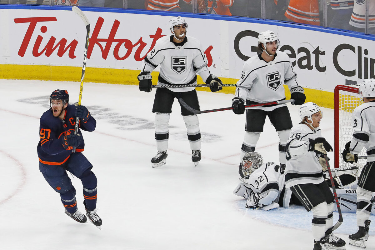 Connor McDavid’s ridiculous goal at the end of the Oilers’ Game 7 win had NHL fans in awe