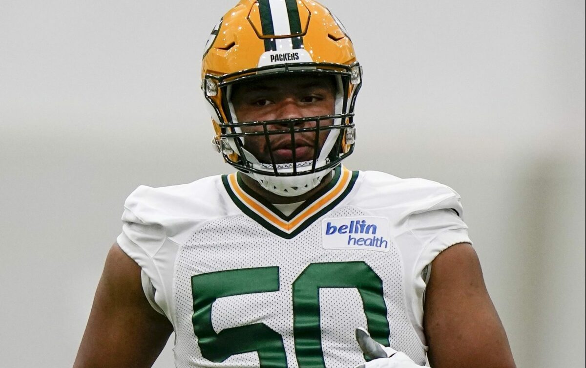 Packers rookie Zach Tom wants to play all 5 positions along offensive line