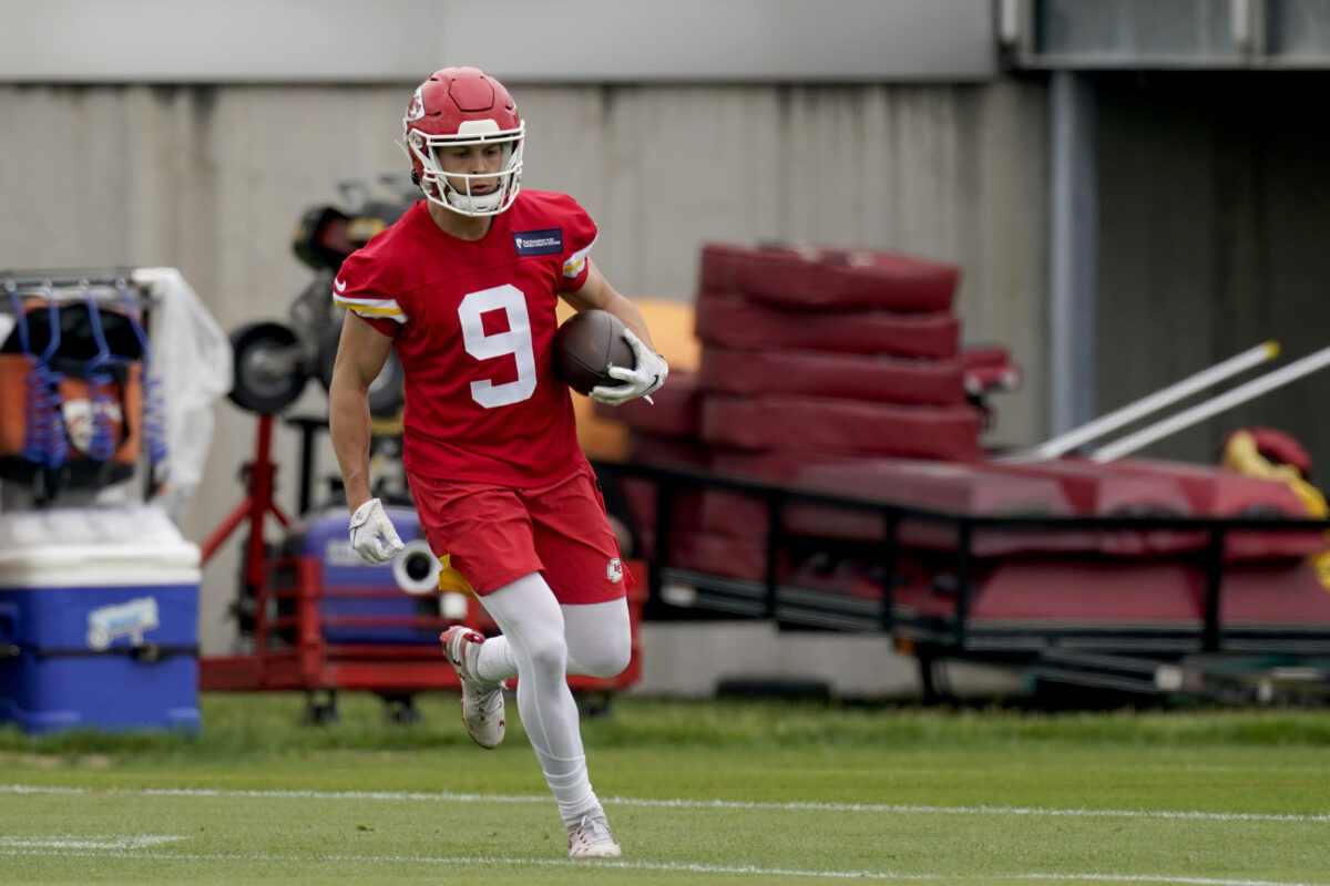 Chiefs waive WR Chris Finke from 90-man offseason roster