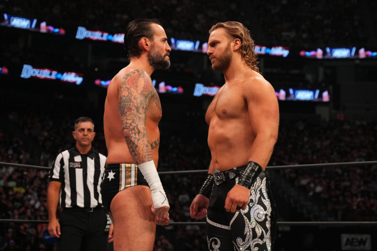 CM Punk def. Hangman Adam Page for the AEW World Championship at Double or Nothing 2022: Best photos