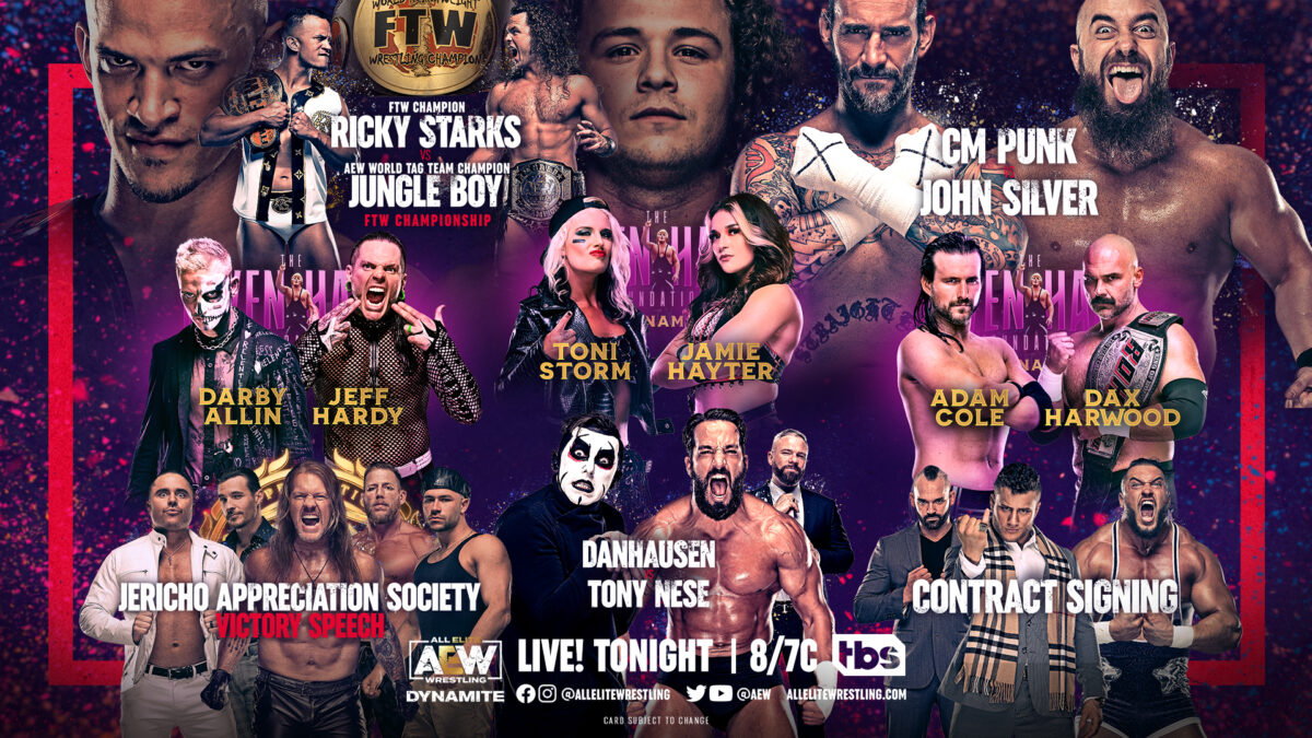 AEW Dynamite live results: Danhausen makes in-ring debut, Owen Hart cup underway