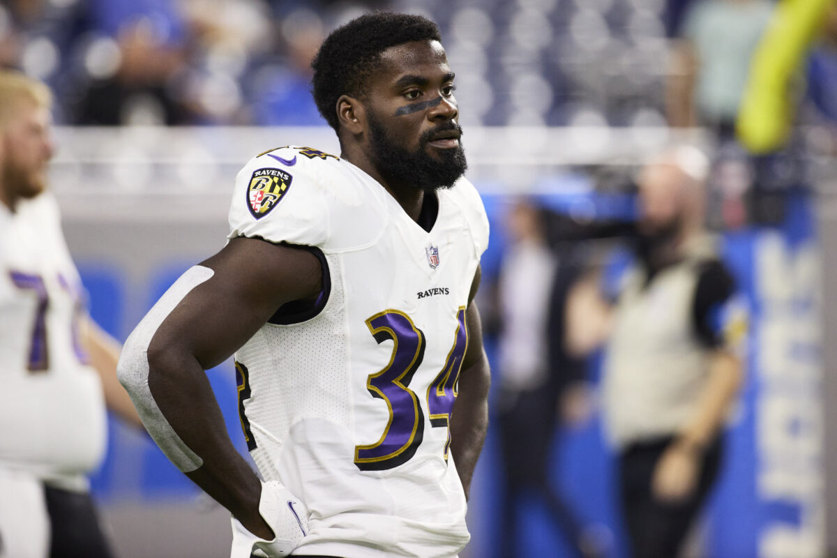 Ravens withdraw tender for RB Ty’Son Williams