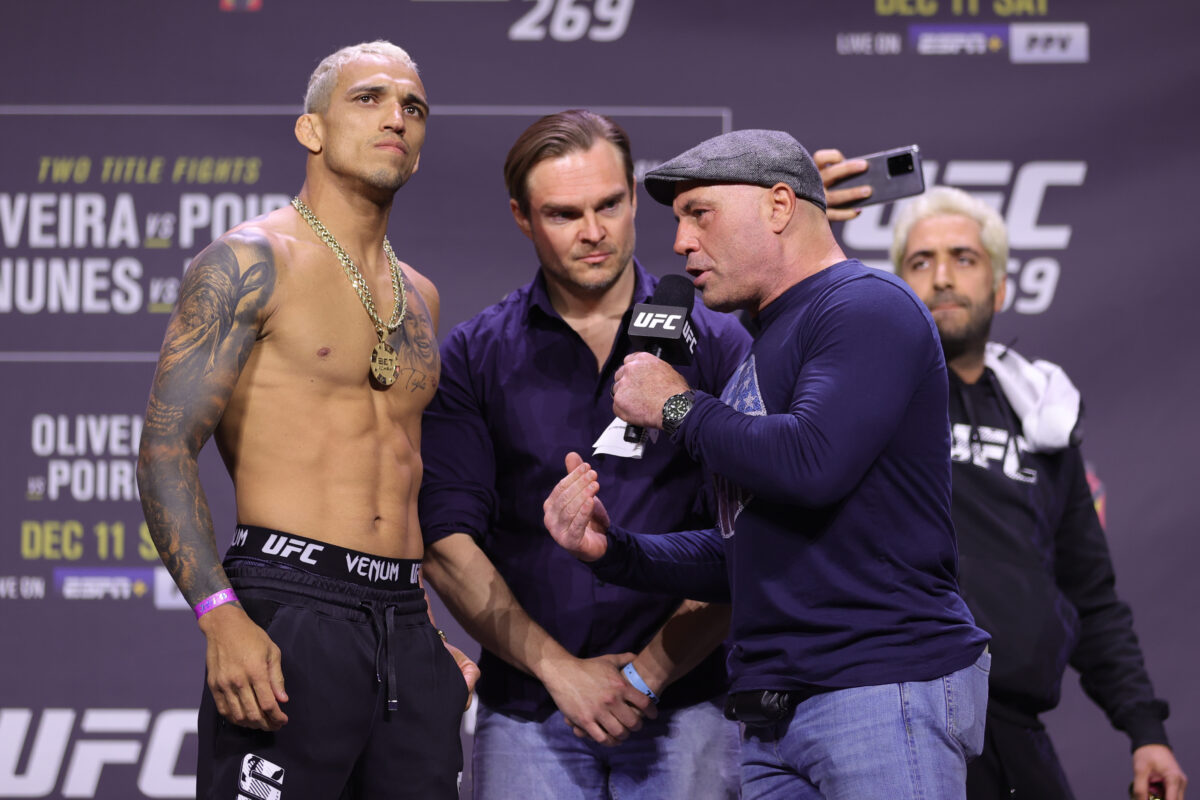 Joe Rogan says Charles Oliveira ‘got screwed’ at UFC 274: ‘Some people had messed with the scale’