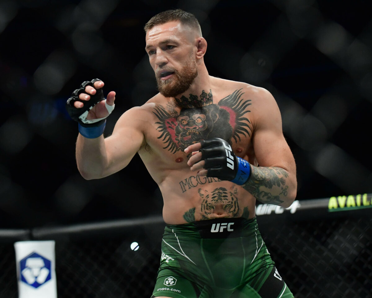 Conor McGregor reacts to callouts from Charles Oliveira, Michael Chandler after UFC 274