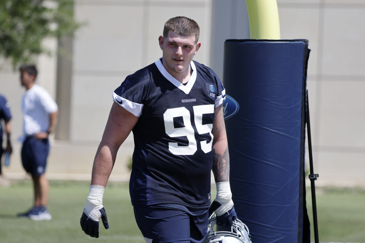 ‘Eat a couple cows’: Rookie DT John Ridgeway to beef up after heat, speed of early practices