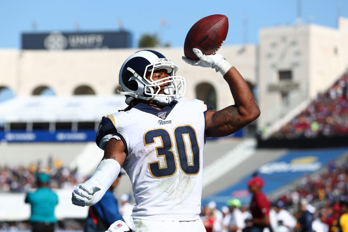 Todd Gurley was happy to see the Rams win a ring, doesn’t seem to miss the NFL
