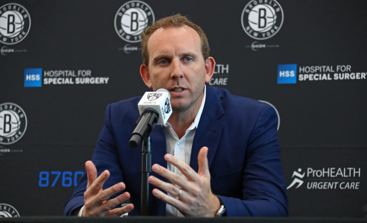 Nets GM Sean Marks discusses Kyrie Irving’s future