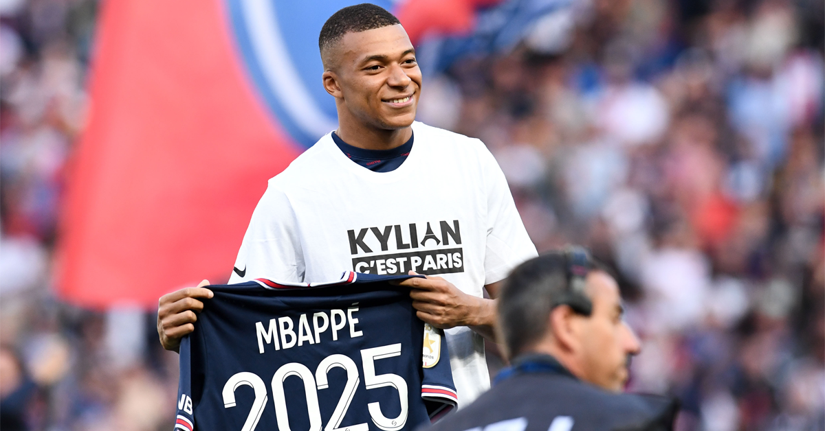 ¡Oficial se queda! Kylian Mbappé renovó con PSG hasta 2025