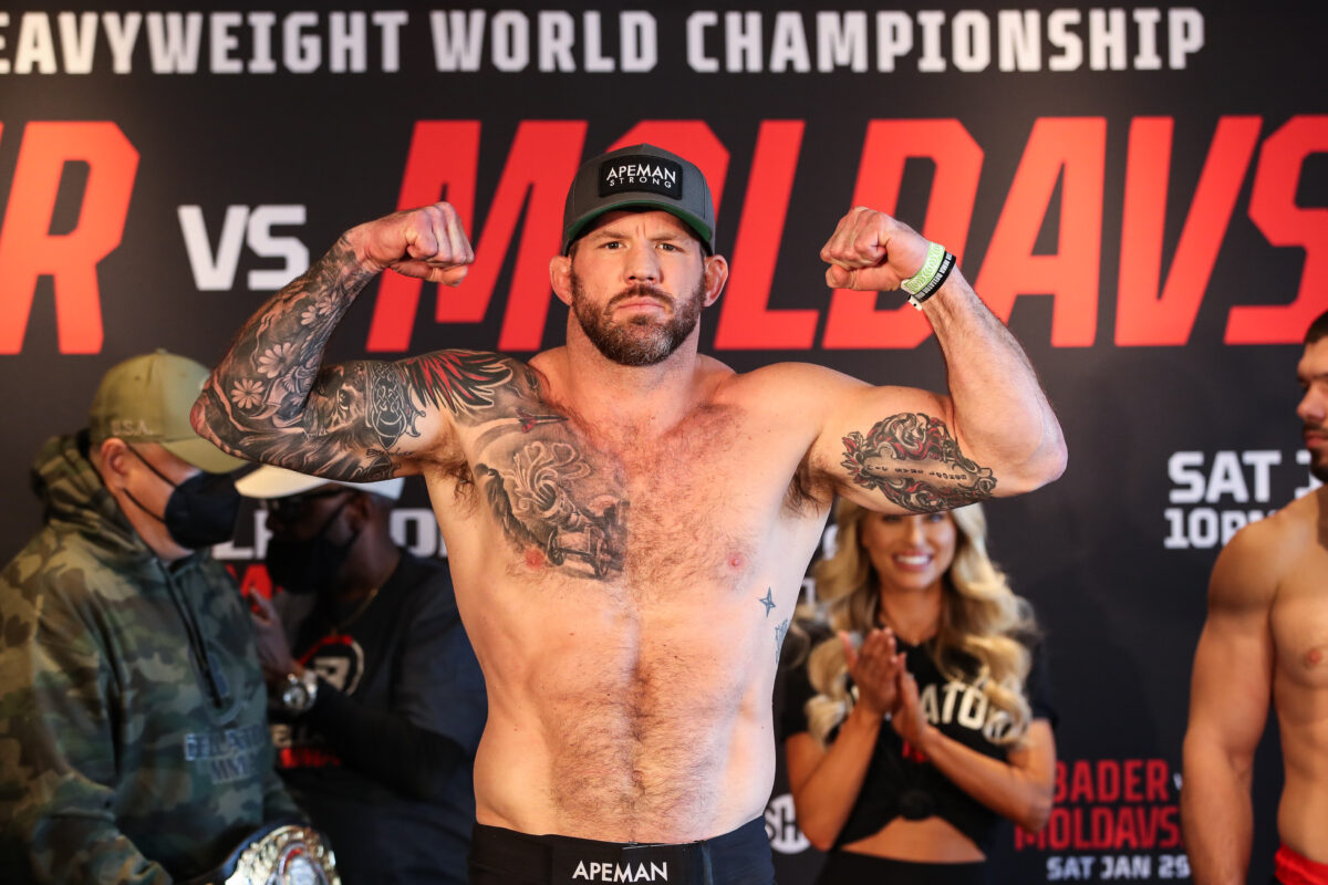 Bellator 280 weigh-in results: Ryan Bader vs. Cheick Kongo title fight rematch official
