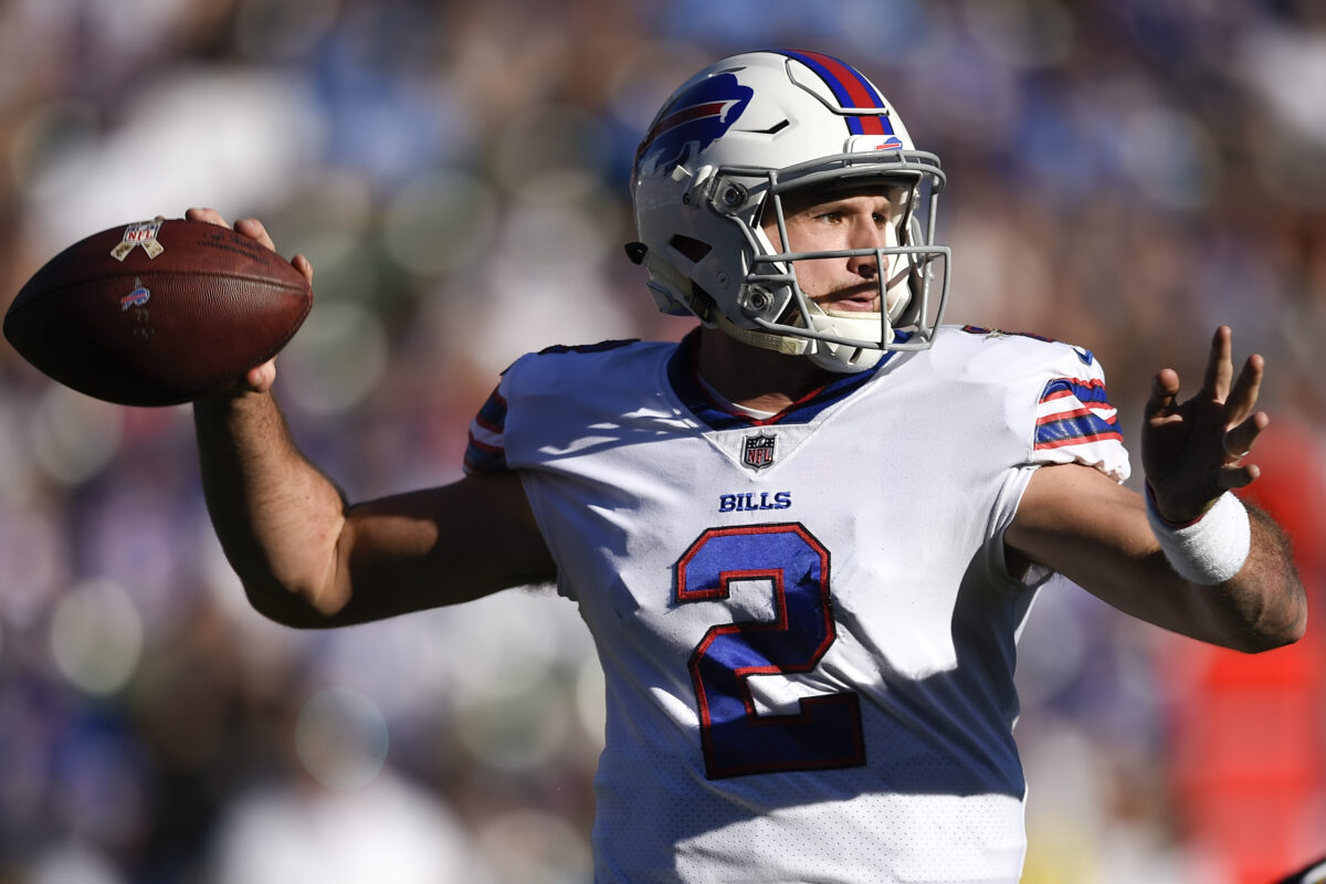 Bears are signing QB Nathan Peterman to 1-year deal